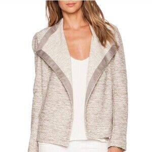 Vince Drape Neck Jacket in Sandbar Size Small Revolve style
